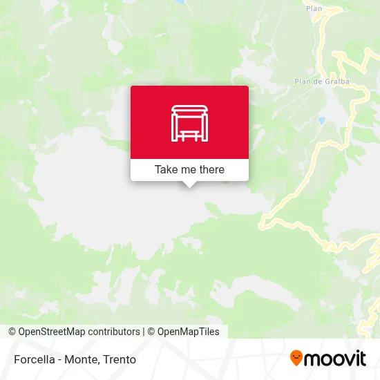 Forcella - Monte map