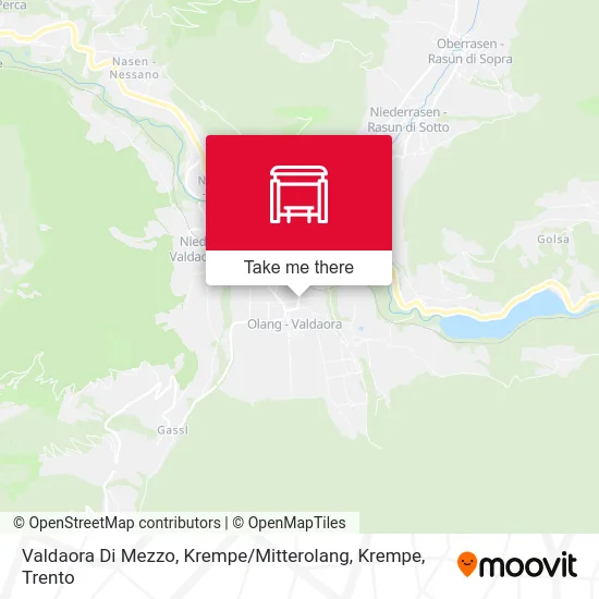 Valdaora Di Mezzo, Krempe / Mitterolang, Krempe map
