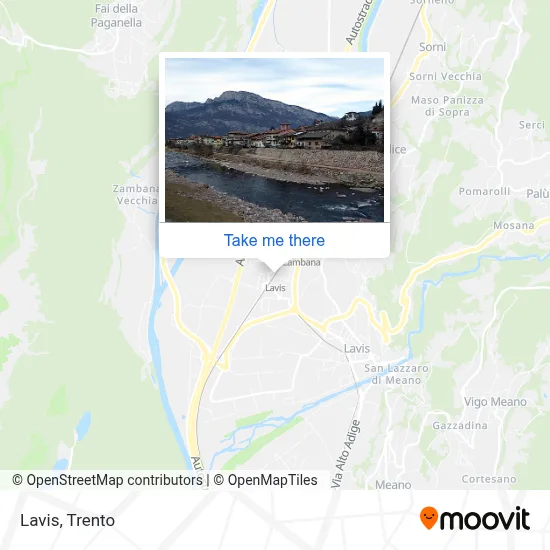 Lavis map