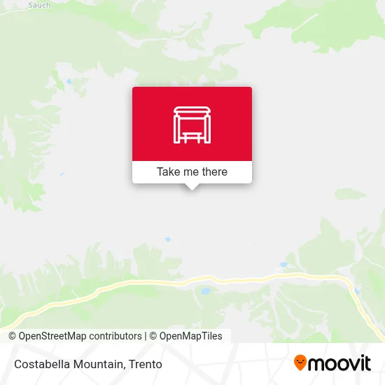 Costabella Mountain map