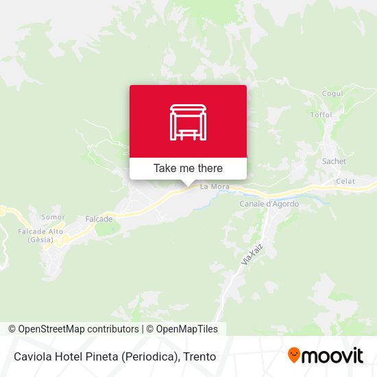 Caviola Hotel Pineta (Periodica) map