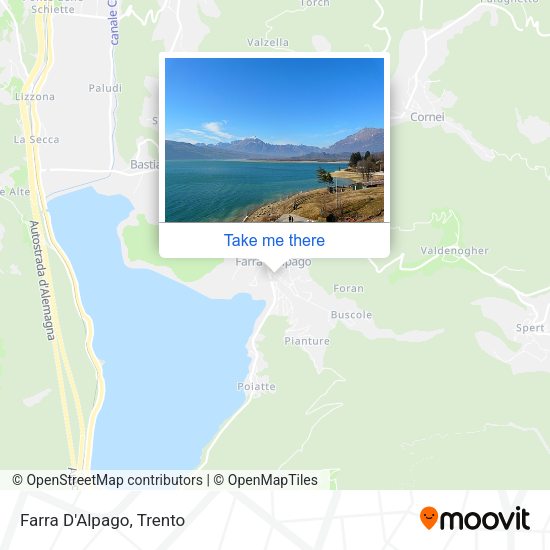 Farra D'Alpago map
