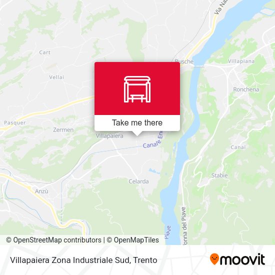 Villapaiera Zona Industriale Sud map