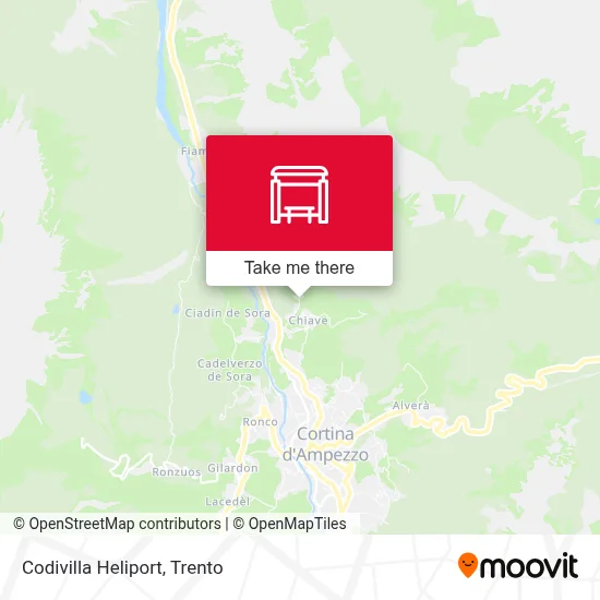 Codivilla Heliport map