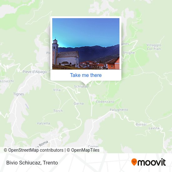 Bivio Schiucaz map