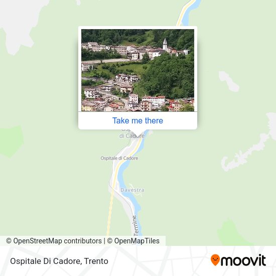 Ospitale Di Cadore map