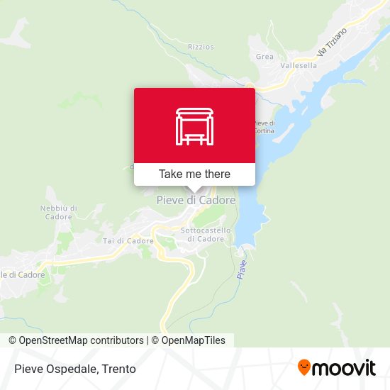 Pieve Ospedale map