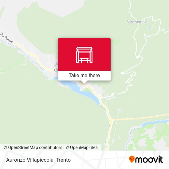 Auronzo Villapiccola map