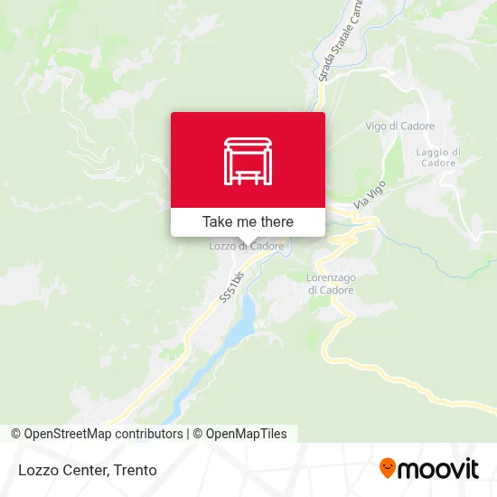Lozzo Center map