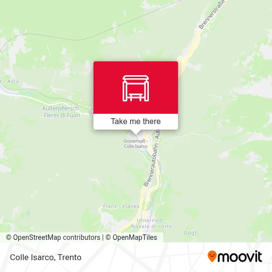 Colle Isarco map