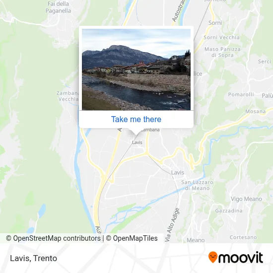Lavis map