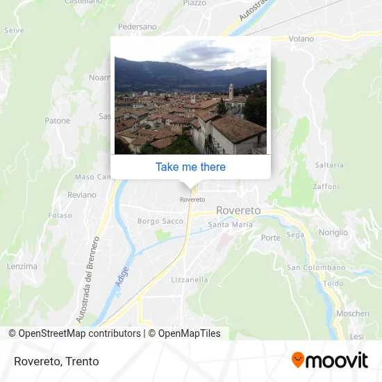 Rovereto map