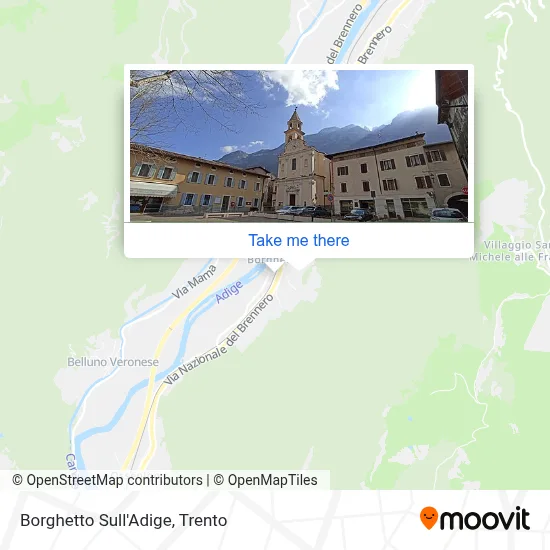 Borghetto Sull'Adige map