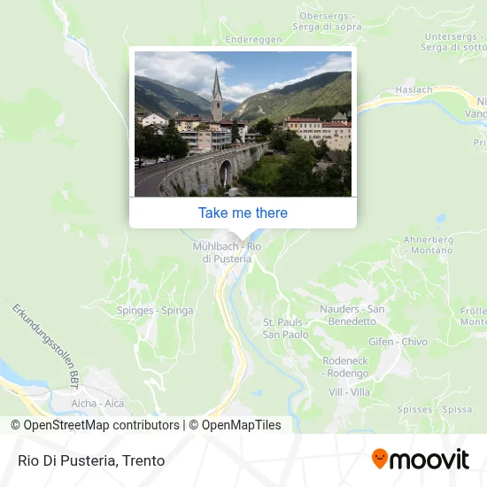 Rio Di Pusteria map