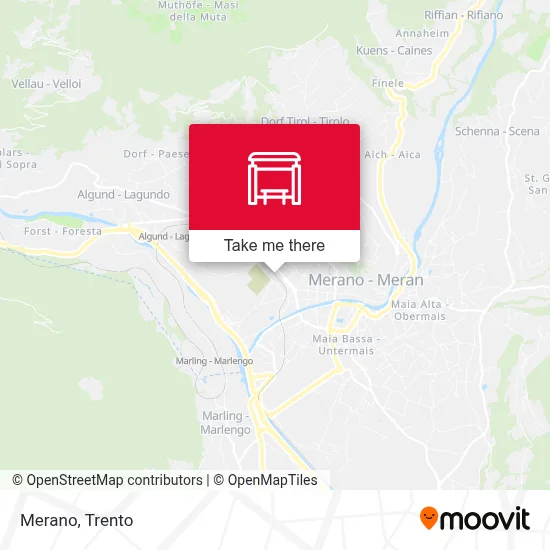 Merano map