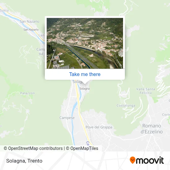 Solagna map