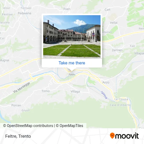 Feltre map