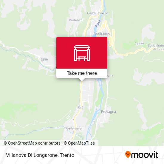 Villanova Di Longarone map