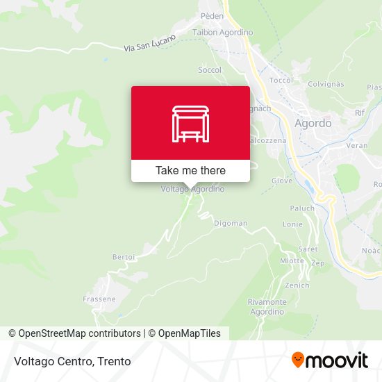 Voltago Centro map