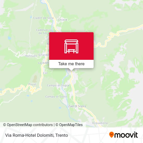 Via Roma-Hotel Dolomiti map