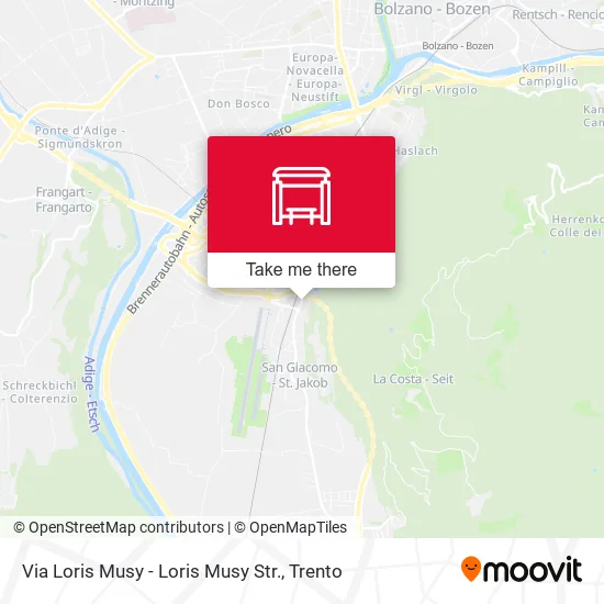 Via Loris Musy - Loris Musy Str. map
