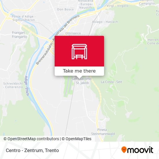 Centro - Zentrum map