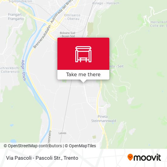 Via Pascoli - Pascoli Str. map