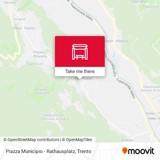 Piazza Municipio - Rathausplatz map