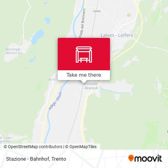Stazione - Bahnhof map