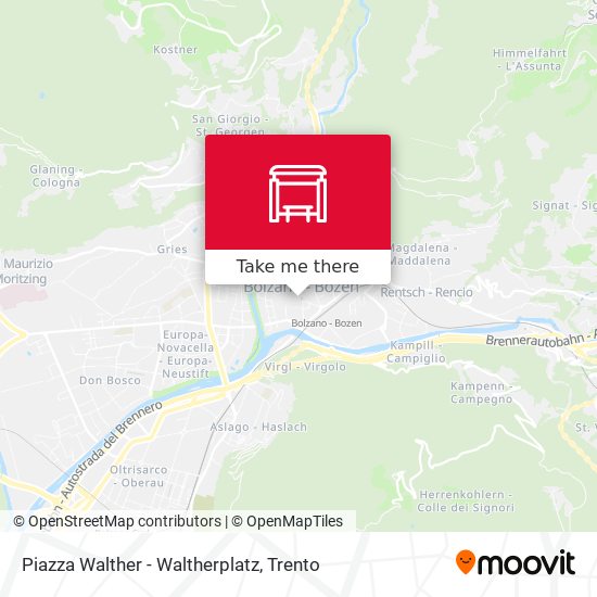 Piazza Walther - Waltherplatz map