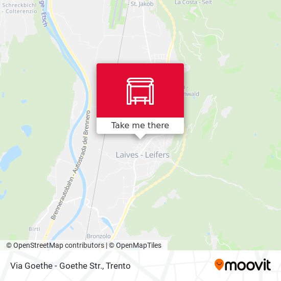 Via Goethe - Goethe Str. map