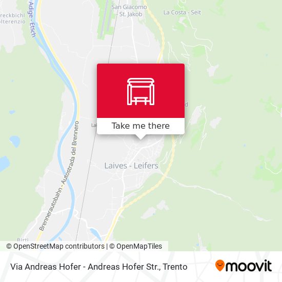 Via Andreas Hofer - Andreas Hofer Str. map