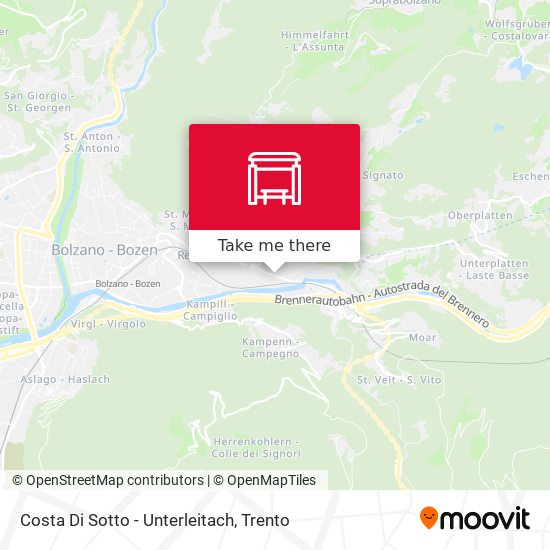 Costa Di Sotto - Unterleitach map
