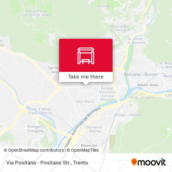 Via Positano - Positano Str. map