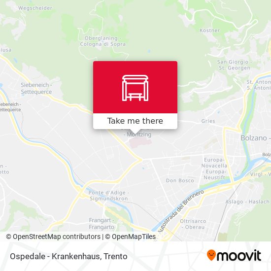 Ospedale - Krankenhaus map