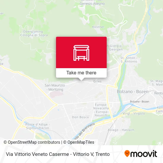 Via Vittorio Veneto Caserme - Vittorio V map