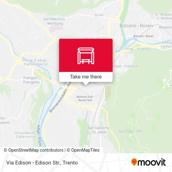 Via Edison - Edison Str. map