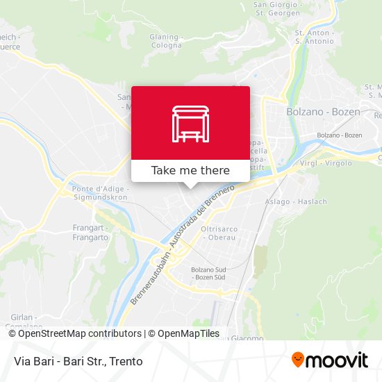 Via Bari - Bari Str. map
