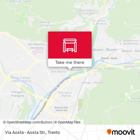 Via Aosta - Aosta Str. map