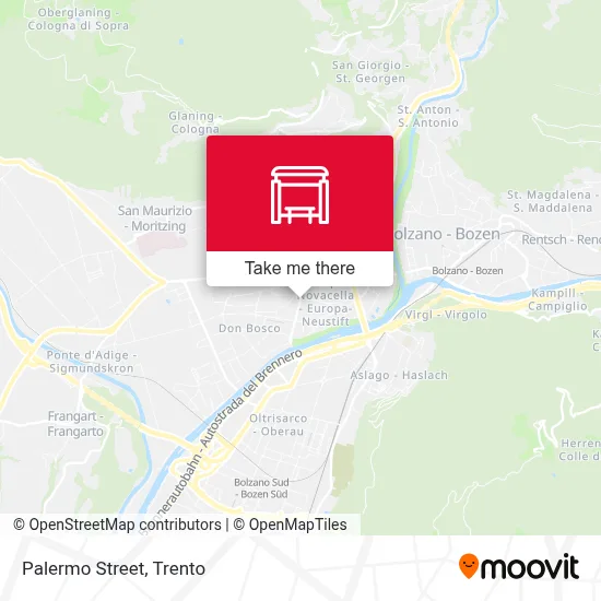 Palermo Street map