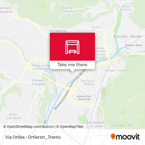 Via Ortles - Ortlerstr. map