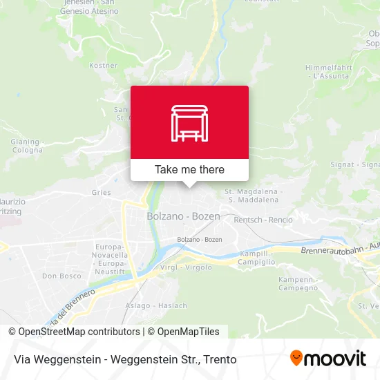 Weggenstein Street map