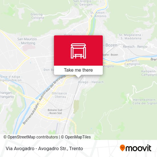 Via Avogadro - Avogadro Str. map