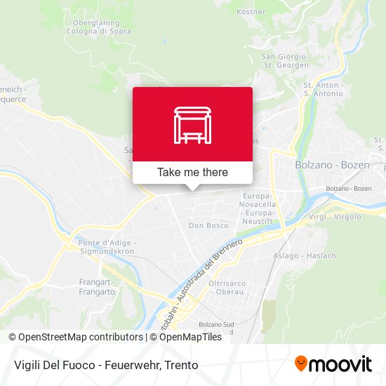 Vigili Del Fuoco - Feuerwehr map