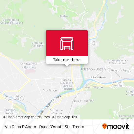 Via Duca D'Aosta - Duca D'Aosta Str. map