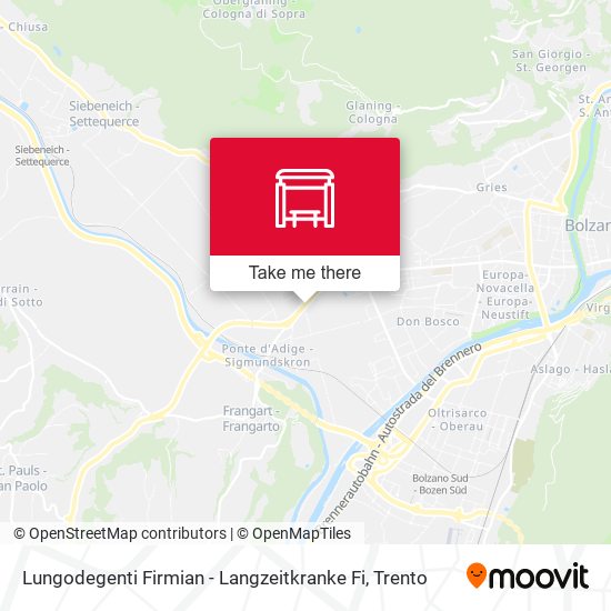 Lungodegenti Firmian - Langzeitkranke Fi map