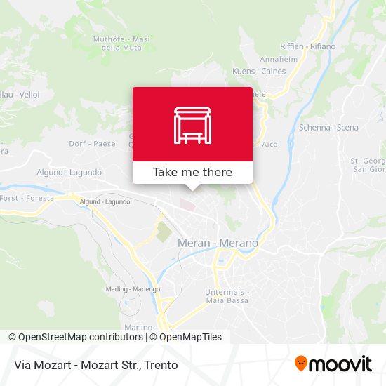 Via Mozart - Mozart Str. map