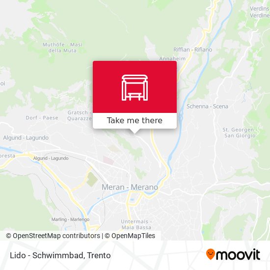 Lido - Schwimmbad map