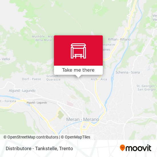 Distributore - Tankstelle map