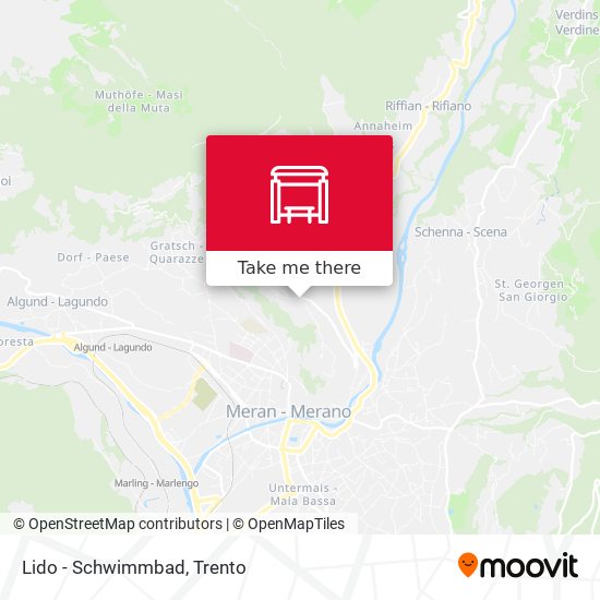 Lido - Schwimmbad map